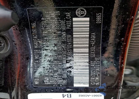 2007 Toyota Avalon Xl из США, поврежденный, VIN 4T1BK36B37U241028